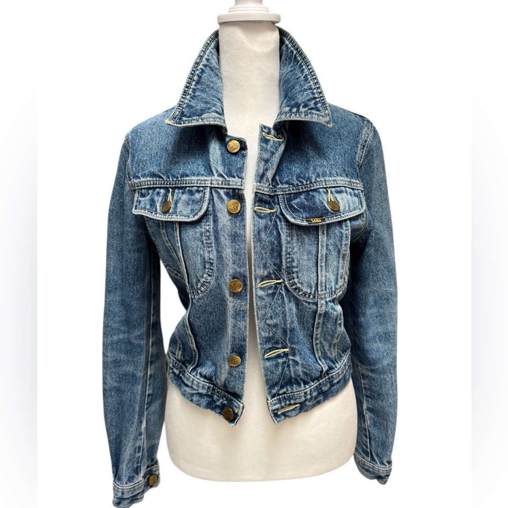 Lois Vintage 70s/80s Distressed Denim Jacket - Picture 2 of 11